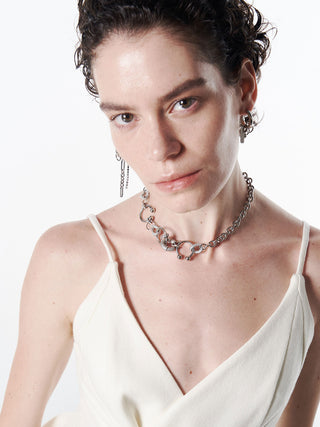 【JUSTINE CLENQUET】IRIS CRYSTAL EARRINGS