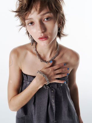 【JUSTINE CLENQUET】LIV CRYSTAL BRACELET