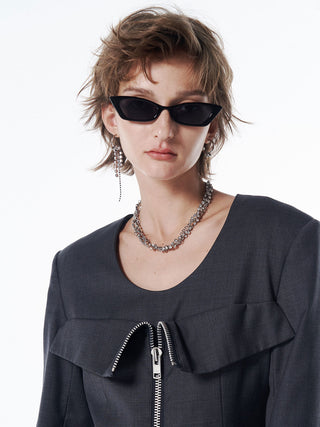 【JUSTINE CLENQUET】LIV CRYSTAL CHOKER