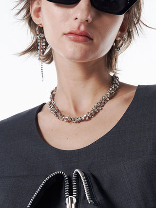 【JUSTINE CLENQUET】LIV CRYSTAL CHOKER