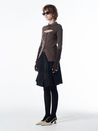 ARM SET KNIT CARDIGAN