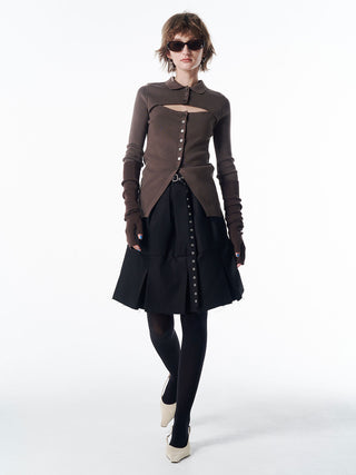 ARM SET KNIT CARDIGAN