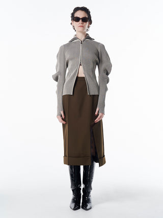 ASYMMETRY LINER SKIRT