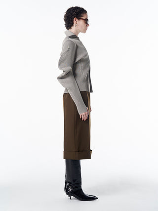 ASYMMETRY LINER SKIRT