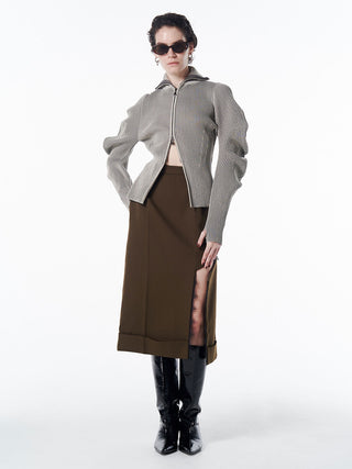 ASYMMETRY LINER SKIRT