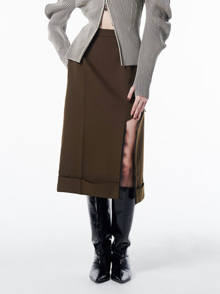 ASYMMETRY LINER SKIRT