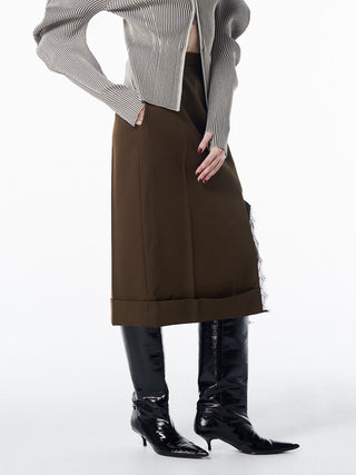 ASYMMETRY LINER SKIRT