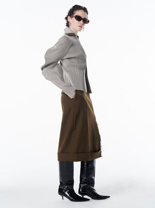 ASYMMETRY LINER SKIRT