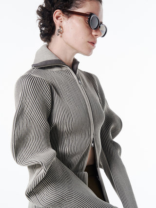 ESCARGOT SLEEVE KNIT