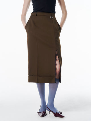 ASYMMETRY LINER SKIRT