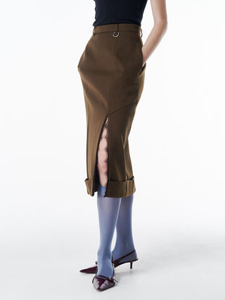 ASYMMETRY LINER SKIRT