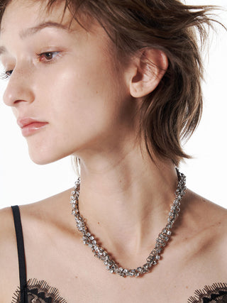 【JUSTINE CLENQUET】LIV CRYSTAL CHOKER