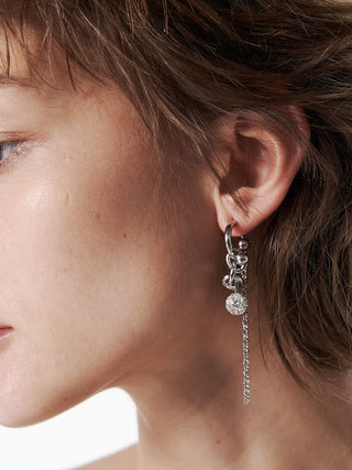 【JUSTINE CLENQUET】AMON CRYSTAL EARRINGS