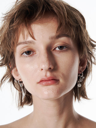 【JUSTINE CLENQUET】AMON CRYSTAL EARRINGS