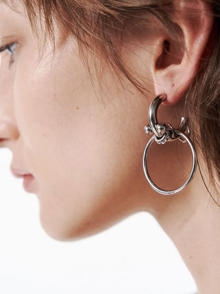 【JUSTINE CLENQUET】BEL CRYSTAL EARRINGS