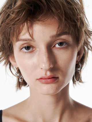 【JUSTINE CLENQUET】BEL CRYSTAL EARRINGS