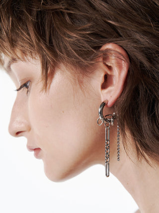 【JUSTINE CLENQUET】IRIS CRYSTAL EARRINGS