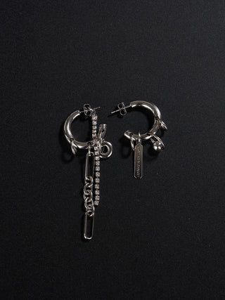 【JUSTINE CLENQUET】IRIS CRYSTAL EARRINGS