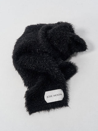 LAME KNIT SCARF