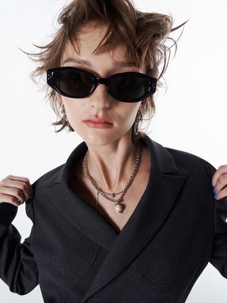 【JUSTINE CLENQUET】BEL CRYSTAL EARRINGS