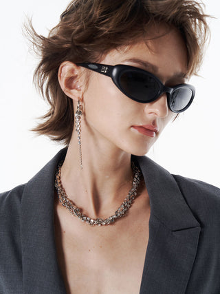 【JUSTINE CLENQUET】LIV CRYSTAL CHOKER