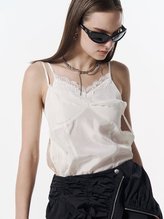 CROSS OVER LACE CAMI