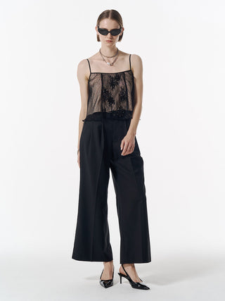 PANEL CUT LACE CAMISOLE