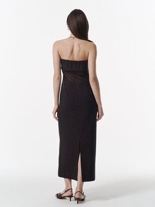 CUT OFF DETAILS DRESS