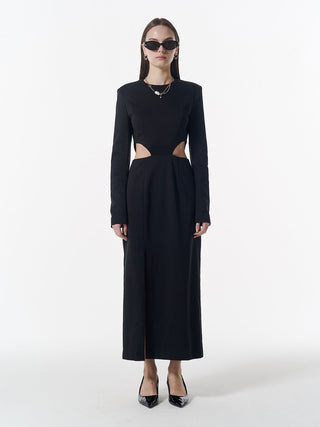 WEST CUTTING SLIT DRESS
