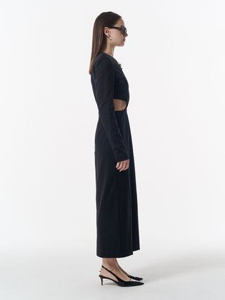 WEST CUTTING SLIT DRESS