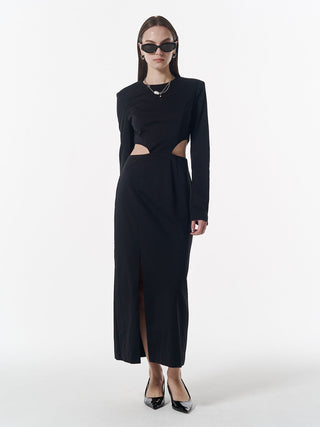 WEST CUTTING SLIT DRESS