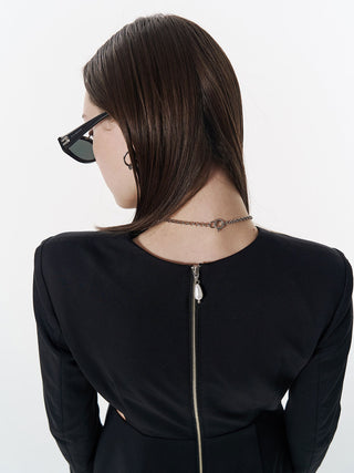 WEST CUTTING SLIT DRESS