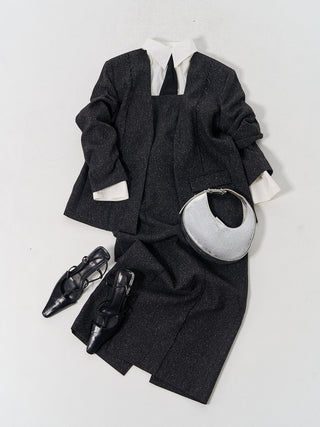 WEST CUTTING SLIT DRESS