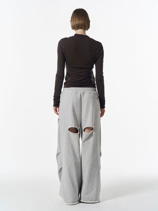 SHEER CUT TIE CARDIGAN