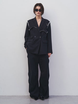 TACK SLIT SWEAT PANTS