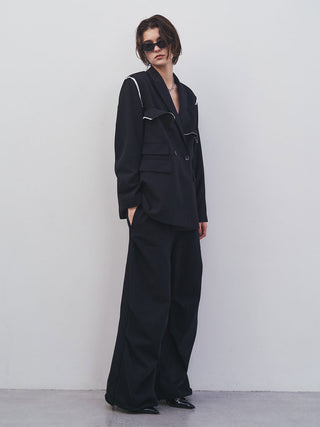 TACK SLIT SWEAT PANTS