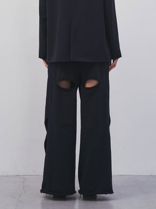 TACK SLIT SWEAT PANTS