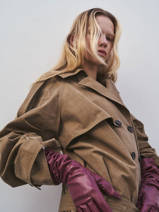 OVER FLAME TRENCHCOAT
