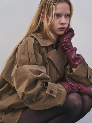 OVER FLAME TRENCHCOAT