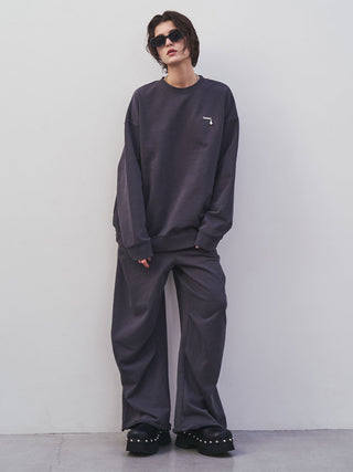 TACK SLIT SWEAT PANTS
