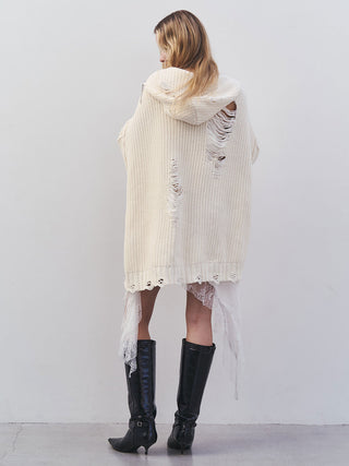 DAMAGE KNIT CARDIGAN