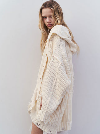 DAMAGE KNIT CARDIGAN