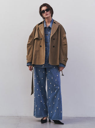 OVER FLAME TRENCHCOAT