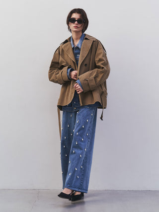 OVER FLAME TRENCHCOAT