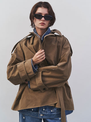 OVER FLAME TRENCHCOAT