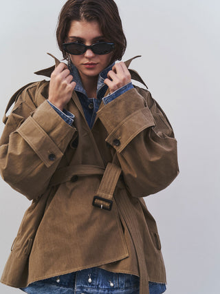 OVER FLAME TRENCHCOAT