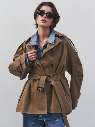 OVER FLAME TRENCHCOAT