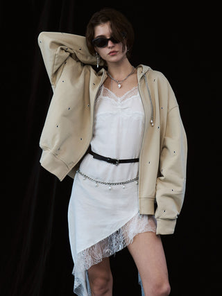 ASYMMETRY LACE DRESS