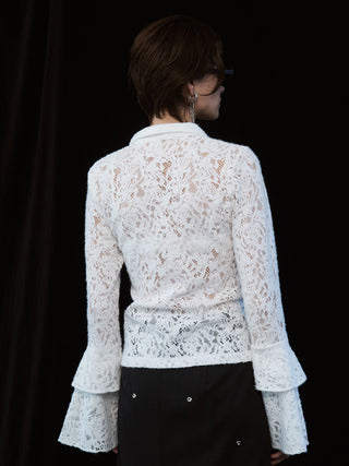 LIQUIDE LACE BLOUSE