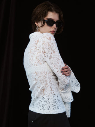 LIQUIDE LACE BLOUSE